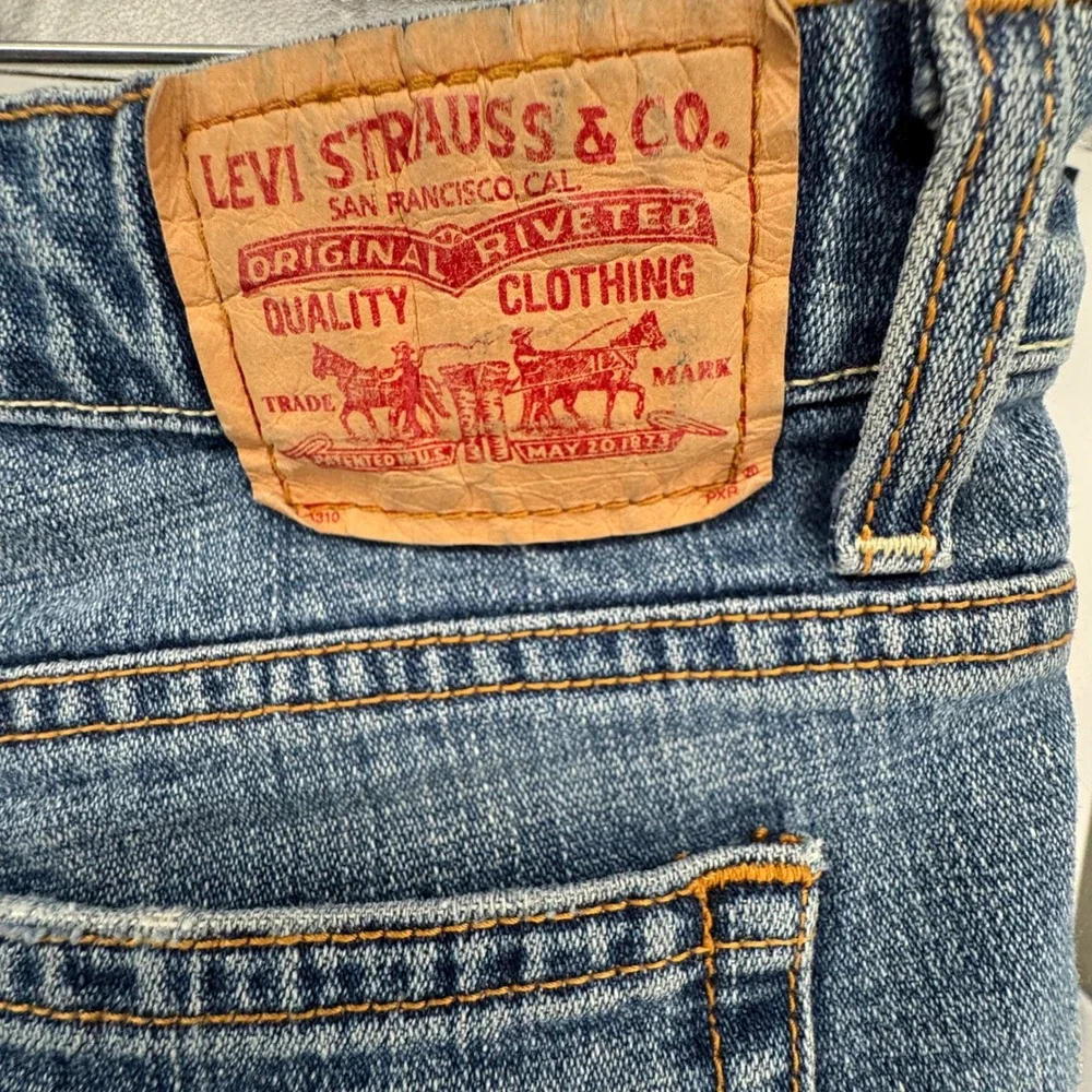 Vintage Levis‎ 515 Boot Cut Low Rise Women's Y2K Jeans Denim Blue Size 6M - Picture 10 of 12